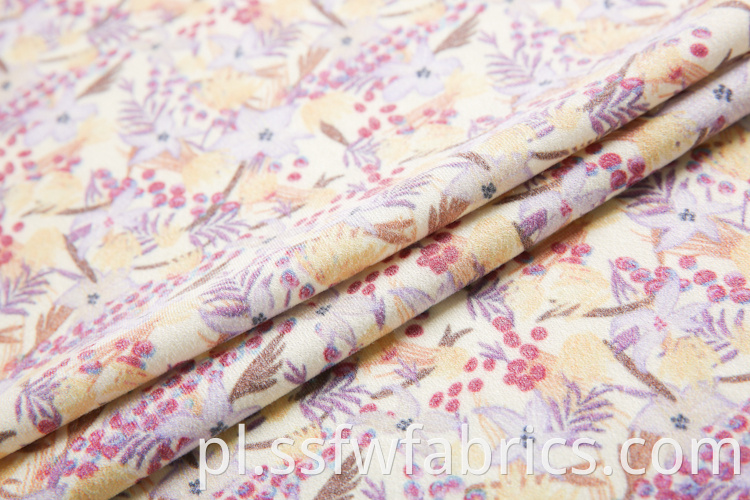 Jersey Plain Poly Crepe Fabric